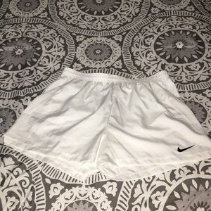 White Nike Shorts